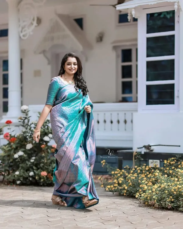 Blue_Embellished_Banarasi_Jacquard_Saree_(Blue)
